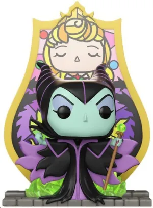 DISNEY POP! DELUXE VINYL FIGURA MALEFICENT (GLASS) 9 CM