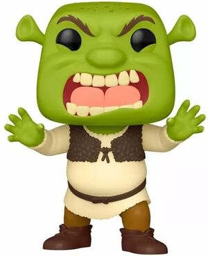 SHREK FIGURA POP! MOVIES VINYL 30TH ANNIVERSARY SHREK ASUSTANDO 9 CM