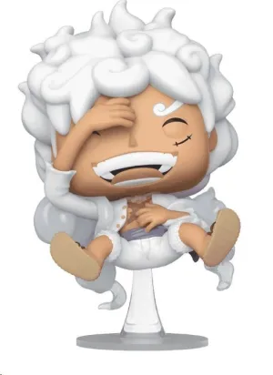 ONE PIECE POP! ANIMATION VINYL FIGURA LUFFY GEAR FIVE LAUGHING EXCLUSIVO 9 CM
