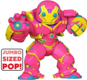 LOS VENGADORES INFINITY SAGA POP! VINYL FIGURA HULKBUSTER (BLACK LIGHT) 15 CM