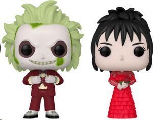 BEETLEJUICE 2 FIGURA POP! MOVIES VINYL BEETLEJUICE Y LYDIA DEETZ 9 CM