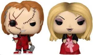 CHUCKY: EL MUÑECO DIABÓLICO PACK DE 2 FIGURAS POCKET POP! VINYL VALENTINES 4 CM