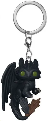 CÓMO ENTRENAR A TU DRAGÓN LLAVEROS POCKET POP! VINYL TOOTHLESS 4 CM