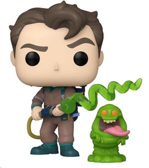 LOS AUTÉNTICOS CAZAFANTASMAS FIGURA POP! BUDDY VENKMAN CON SLIMER 9 CM