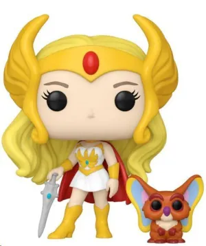 MASTERS DEL UNIVERSO FIGURA POP! SHE-RA CON KOWL 9 CM