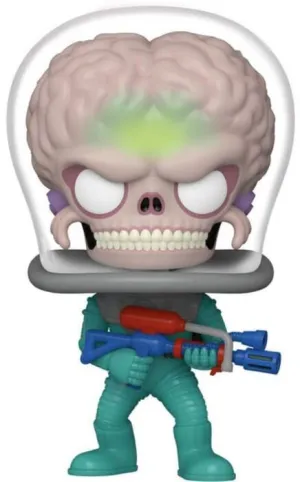 MARS ATTACKS FIGURA POP! MOVIES VINYL ALIEN SOLDIER WITH ATOMIC RAY GUN 9 CM