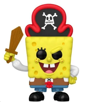 BOB ESPONJA EN BUSCA DE LOS PANTALONES CUADRADOS FIGURA POP! VINYL BOB ESPONJA PIRATA 9 CM