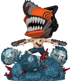 CHAINSAW MAN POP! DELUXE VINYL FIGURA CHAINSAW MAN 9 CM