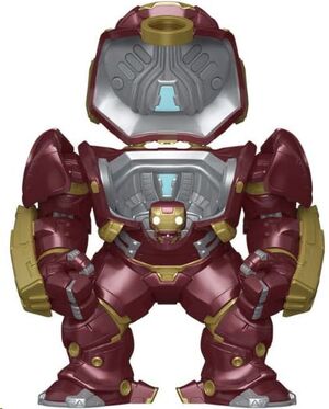 THE INFINITY SAGA BITTY POP! BOTS MARVEL HULKBUSTER & IRON MAN 12 CM