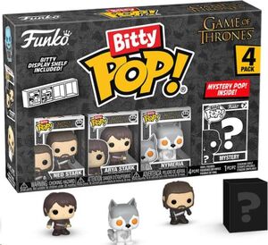 JUEGO DE TRONOS PACK DE 4 FIGURAS BITTY POP! VINYL NED STARK 2,5 CM