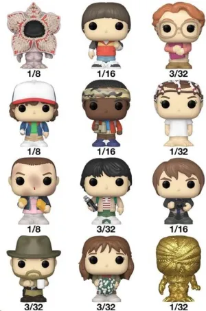 STRANGER THINGS FIGURAS BITTY POP! VINYL 2,5 CM
