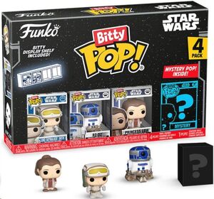 STAR WARS PACK DE 4 FIGURAS BITTY POP! VINYL LUKE 2,5 CM