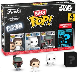 STAR WARS PACK DE 4 FIGURAS BITTY POP! VINYL LEIA 2,5 CM