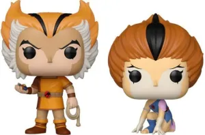 THUNDERCATS PACK DE 2 POP! VINYL FIGURAS WILYKAT & WILYKIT 9 CM