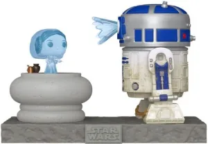 STAR WARS POP! DELUXE VINYL FIGURA R2D2 & LEIA 9 CM