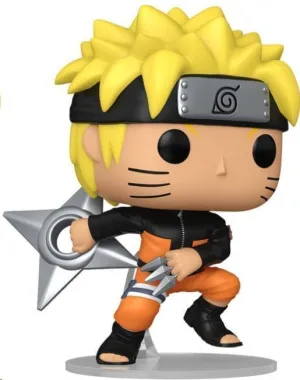 NARUTO POP! ANIMATION VINYL FIGURA NARUTO CON SHURIKEN 9 CM