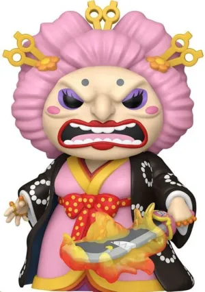 ONE PIECE POP! SUPER ANIMATION VINYL FIGURA BIG MOM (KIMONO) 15 CM