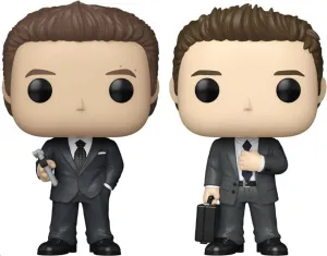 SUITS PACK DE 2 POP! VINYL FIGURAS HARVEY & MICHAEL 9 CM