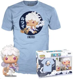 ONE PIECE POP! & TEE SET DE FIGURA Y CAMISETA LUFFY FIFTH GEAR TALLA XL