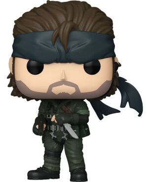 METAL GEAR POP! GAMES VINYL FIGURA NAKED SNAKE 9 CM