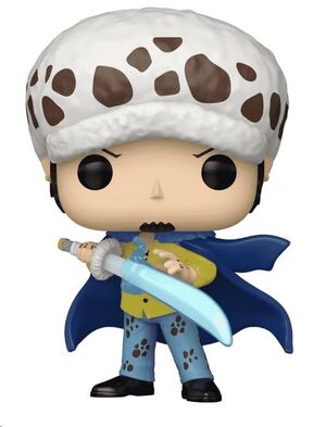 ONE PIECE POP! ANIMATION VINYL FIGURA TRAFALGAR LAW (GLOW) EXCLUSIVE 9 CM