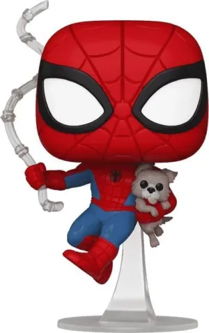 SPIDER-MAN POP! MARVEL VINYL FIG SPIDEY W/SANDWICH(DOG) 9 CM F-1449