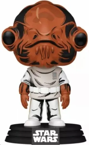 STAR WARS POP! VINYL FIGURA ALMIRANTE ACKBAR (GLOW) (EXCLUSIVE) 9 CM