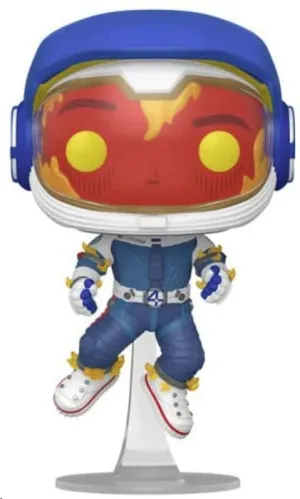 LOS CUATRO FANTÁSTICOS: PRIMEROS PASOS POP! VINYL FIGURA HUMAN TORCH (ASTRONAUT) 9 CM