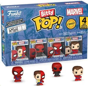 SPIDER-MAN PACK DE 4 FIGURAS BITTY POP! VINYL SERIES 4 2 CM