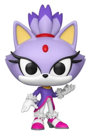 SONIC THE HEDGEHOG POP! GAMES FIGURA VINILO BLAZE THE CAT 9 CM