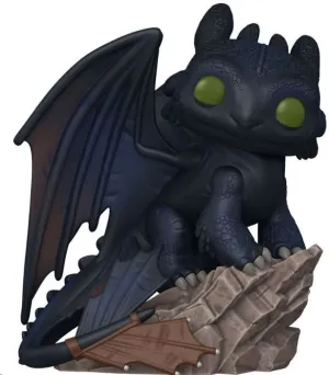 CÓMO ENTRENAR A TU DRAGÓN POP! DELUXE VINYL FIGURA TOOTHLESS 16 CM