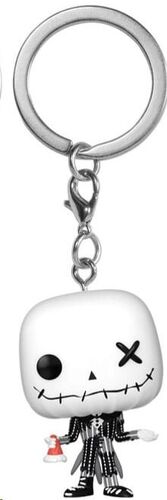 PESADILLA ANTES DE NAVIDAD LLAVEROS POCKET POP! VINYL PATCHWORK - JACK 4 CM