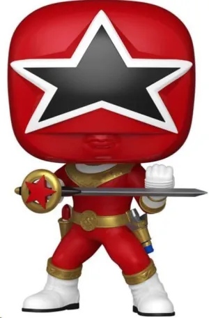 POWER RANGERS GENERATIONS (TOMMY) POP! MOVIES VINYL FIGUREN ZEO - RED RANGER 9 CM