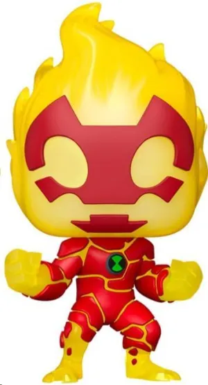 BEN 10 POP! TV VINYL FIGURA HEATBLAST 9 CM