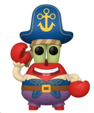 BOB ESPONJA EN BUSCA DE LOS PANTALONES CUADRADOS FIGURA POP! VINYL MR. CANGREJO PIRATA 9 CM