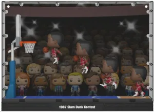 NBA POP MOMENTS DELUXE VINYL FIGURAS BULLS-MICHAEL JORDAN ('87 DUNK CONTEST) 9 CM