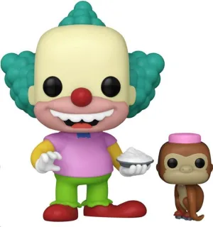 SIMPSONS POP&BUDDY TV VINYL FIGURA KRUSTY & MR.TENNY 9 CM