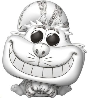 ALICIA EN EL PAIS DE LAS MARAVILLAS POP! DISNEY VINYL FIGURA SKETCHED- CHESHIRE CAT 9 CM