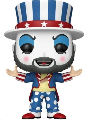 CASA DE 1000 CADÁVERES POP! PLUS VINYL FIGURA CAPT. SPAULDING 9 CM