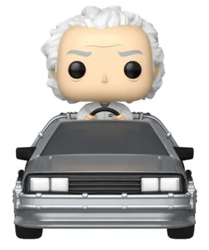 REGRESO AL FUTURO POP! RIDES DELUXE VINYL FIGURA DOC W/TIME MACHINE 9 CM
