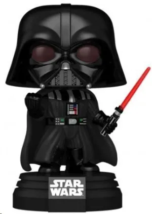STAR WARS SUPER SIZED POP! VINYL FIGURA SUPER DARTH VADER SFX LUZ Y SONIDO 12 CM