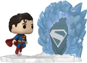SUPERMAN (2025) POP MOMENTS VINYL FIGURA SUPERMAN AND FORTRESS OF SOLITUDE 9 CM
