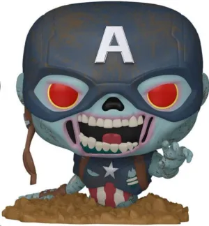 MARVEL ZOMBIES POP! MARVEL VINYL FIGURA CAPTAIN AMERICA 9 CM