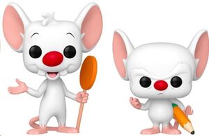 ANIMANIACS PACK DE 2 POP! TELEVISION VINYL FIGURAS PINKY & THE BRAIN 9 CM