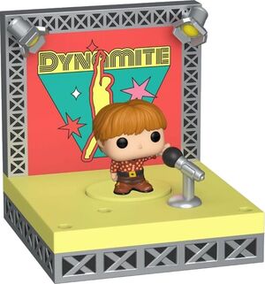 BTS BITTY POP! STAGES VINYL FIGURAS JIN (DYNAMITE) 2,5 CM