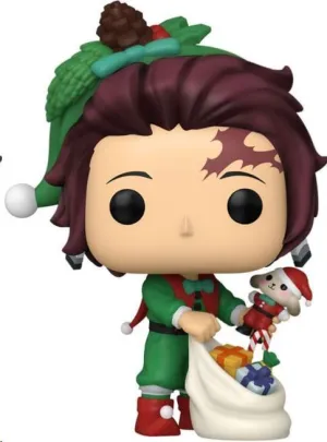 GUARDIANES DE LA NOCHE POP! PLUS ANIMATION VINYL FIGUREN TANJIRO (HOLIDAY) 9 CM