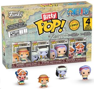 ONE PIECE PACK DE 4 FIGURAS BITTY POP! VINYL NAMI 2,5 CM