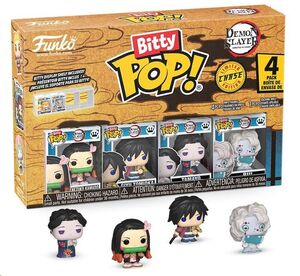 GUARDIANES DE LA NOCHE PACK DE 4 FIGURAS BITTY POP! VINYL NEZUKO 2,5 CM