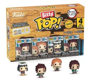 GUARDIANES DE LA NOCHE PACK DE 4 FIGURAS BITTY POP! VYNIL TANJIRO 2,5 CM