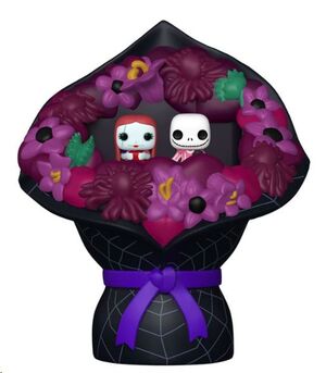 PESADILLA ANTES DE NAVIDAD PACK DE 2 FIGURAS BITTY POP! BOUQUET VINYL SALLY & JACK SKELLINGTON (VALENTINE) 4 CM
